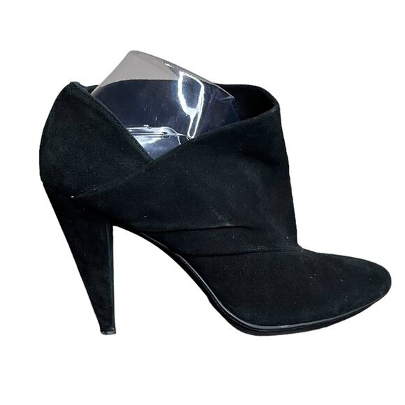 COACH Astrid Black Soft Suede High Heel Ankle Bootie Women’s Size 9 - Picture 3 of 12